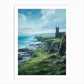 Castle On The Coast Art Print