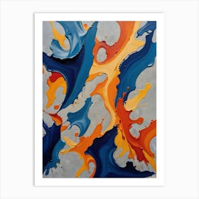 Abstract Abstract Painting 1 Art Print