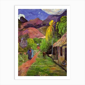 Rue de Tahiti by Paul Gauguin
French Painter (1848–1903) HD Art Print