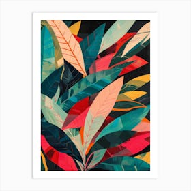 Tropical Leaves 119 Art Print