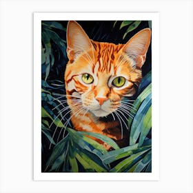 Orange Tabby Cat 2 Art Print