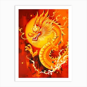 Chinese Dragon 9 Art Print