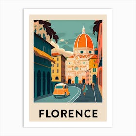 Florence Vintage Travel Poster Art Print