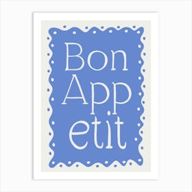 Bon Appétit blue Póster