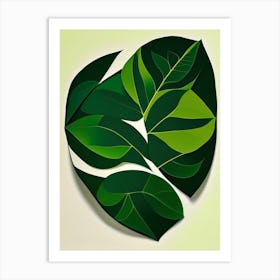 Sorrel Leaf Vibrant Inspired Art Print