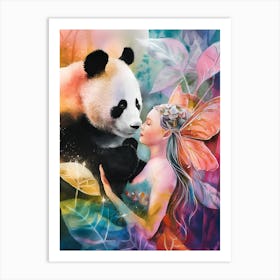 Fairy Panda Art Print