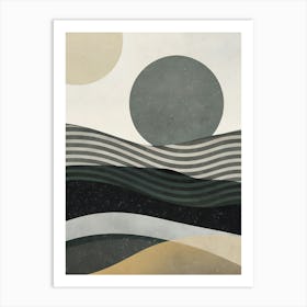 'Abstract Landscape' 1 Art Print