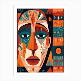 Face Of A Woman 1 Art Print