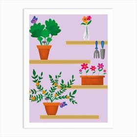 Garden Joys Shelfie Art Print