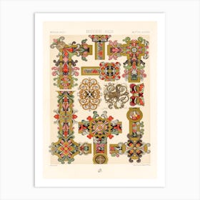 Middle Ages Pattern, Albert Racine 1 Art Print