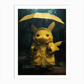 Pokemon Pikachu 6 Art Print