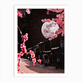 Kyoto Cherry Blossoms Art Print