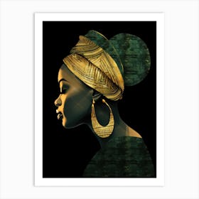 Portrait Of African Woman 5 Art Print