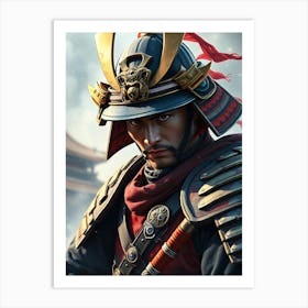 Samurai Warrior 1 Art Print