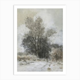 Winter Roads Wall Art Print Art Print