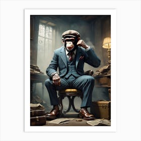 Peaky monkeys ¹ Art Print