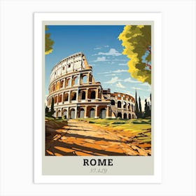 Rome Colossion Italy Art Print