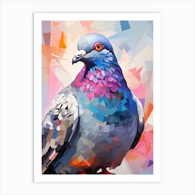 Impressionism Style Pidgeon 1 Art Print