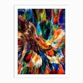 Acrylic Extruded Painting 322 Art Print