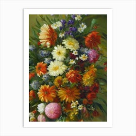 Gerberas Painting 2 Flower Art Print