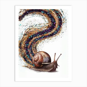 Squishy Snail Art Print