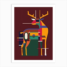 Deer Illustration Art Print