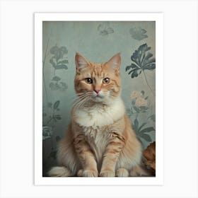 Default Wall Images Of Pets With Faint Colors 2 Art Print