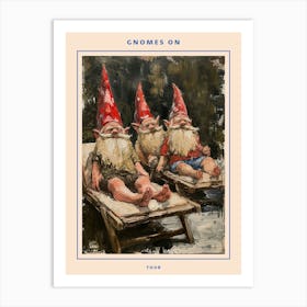 Gnomes On Vacation 2 Poster Art Print