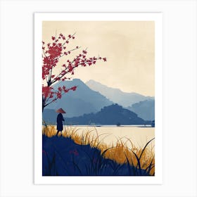 Asian Landscape Art Print