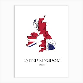 United Kingdom 1922 Art Print