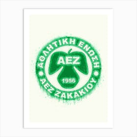 Aez Zakakiou First Division Cyprus Art Print