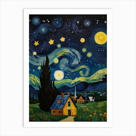 Starry Night 30 Art Print