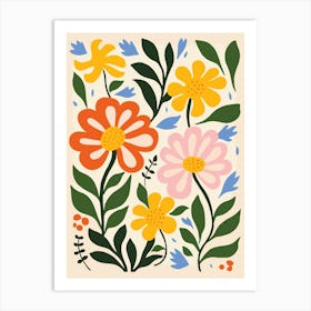 Floral Print 10 Art Print