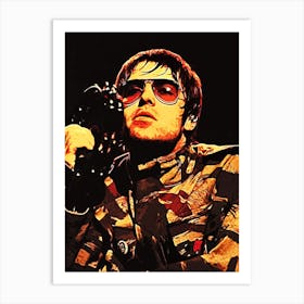 liam gallagher oasis britpop music band 7 Art Print