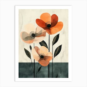 Poppies Canvas Print 4 Art Print