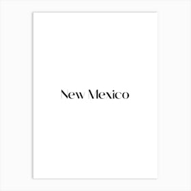 New Mexico city. Art Print