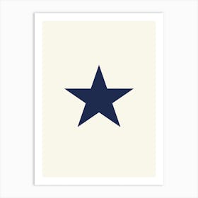 Blue Star Art Print