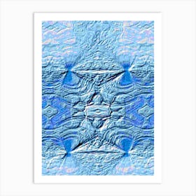 Ice And Snow By Person Art Print