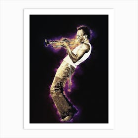 Spirit Of Miles Davis Art Print