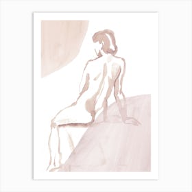 Nude Portrait Art Print