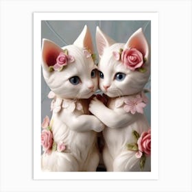 Two Kittens Art Print