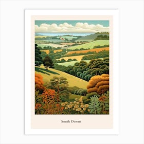 South Downs Art Print