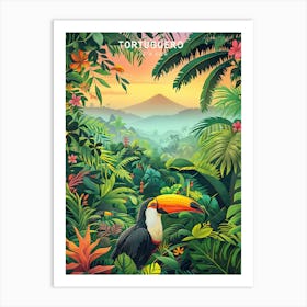 Toucan In The Jungle 2 Art Print