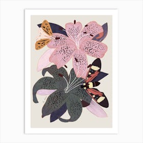 Lily Flowers Art Print