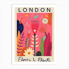 London Flowers And Plants Art Print