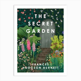 Book Cover - The Secret Garden by Frances Hodgson Burnett Art Print
