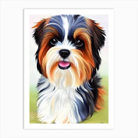 Shih Tzu Watercolour Dog Art Print