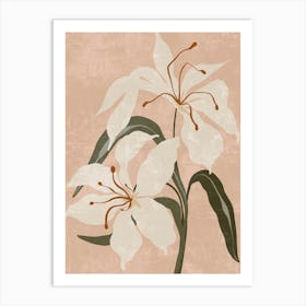 White Lily Art Print