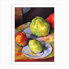 Chayote 2 Cezanne Style vegetable Art Print