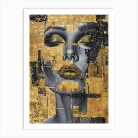 Gold And Silver 1 Art Print